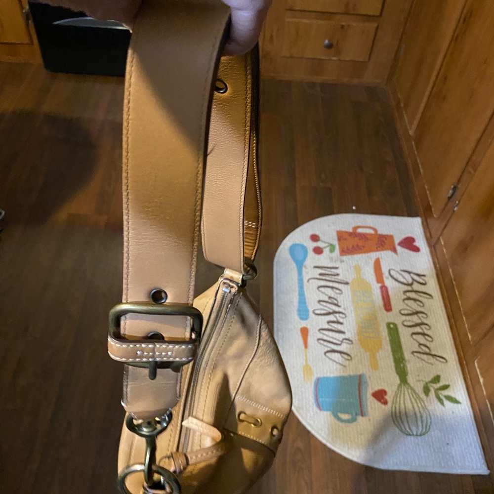 Coach Chelsea Lace 1941 A0793-10399 Tan Leather Shoulder Bag - Picture 5 of 7